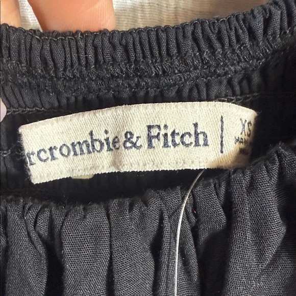 A&F Emerson Poplin Puff Sleeve Mini Dress extra small new - Picture 5 of 12